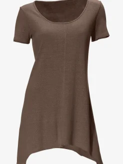 T-shirt long coupe évasée tendance