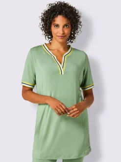 T-shirt long en modal jersey fin