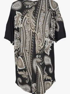 T-shirt long encolure ronde