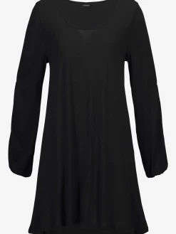 T-shirt long encolure ronde
