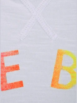T-shirt long imprimé néon tendance