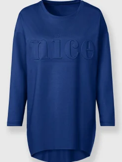 T-shirt long inscription tendance