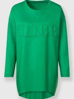 T-shirt long inscription tendance
