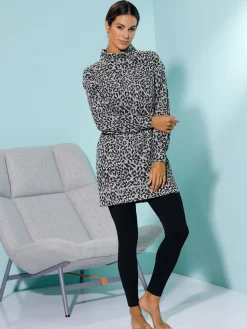 T-shirt long jacquard