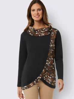 T-shirt long modèle affinant