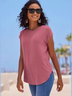 T-shirt long un basique tendance