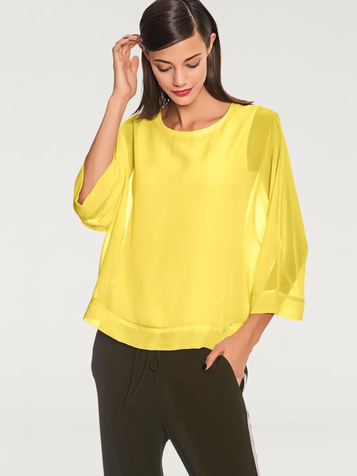 T-shirt look ample tendance