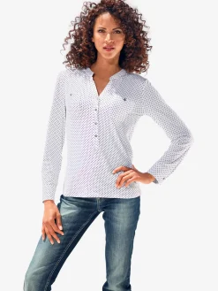 T-shirt look décontracté et moderne, poche plaquée