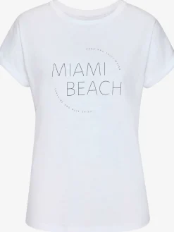 T-shirt lot avec imprimé tendance uni devant