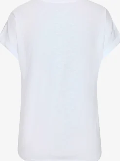 T-shirt lot avec imprimé tendance uni devant