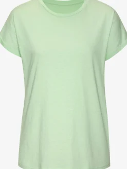 T-shirt lot avec imprimé tendance uni devant