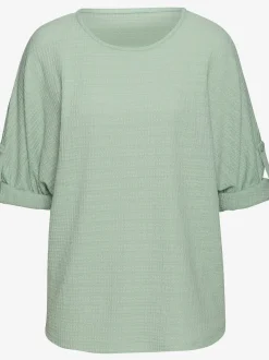 T-shirt manches avec bride et bouton pour un port différent - longues ou courtes