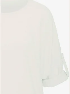 T-shirt manches avec bride et bouton pour un port différent - longues ou courtes