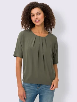 T-shirt manches chauve-souris viscose douce et fluide