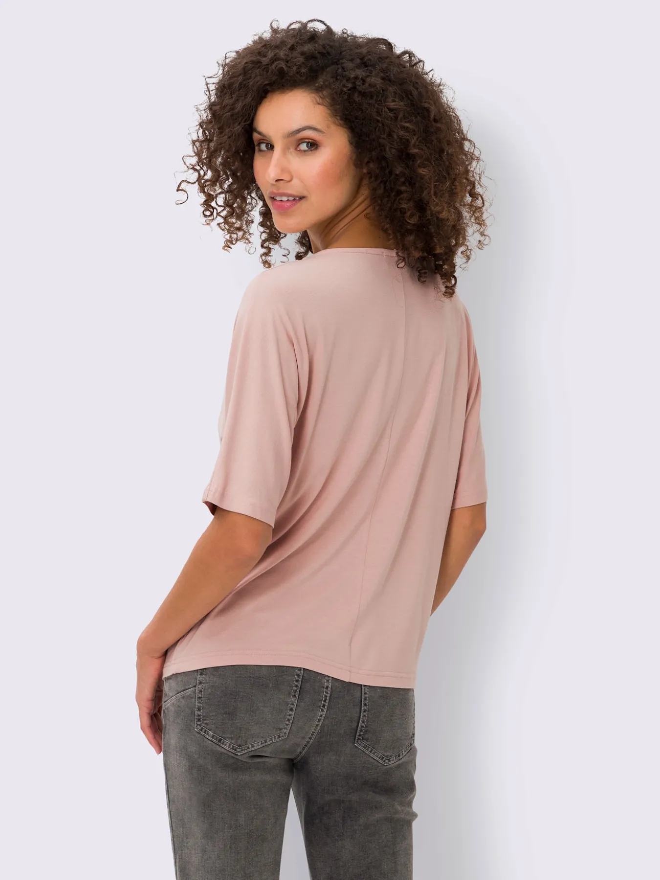 T-shirt manches chauve-souris viscose douce et fluide