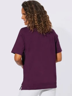 T-shirt manches courtes col rond imprimé coquillages