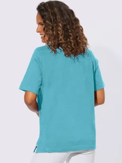 T-shirt manches courtes col rond imprimé coquillages