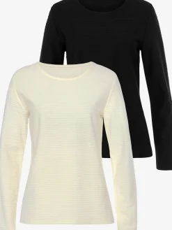 T-shirt manches longues basiques tendance