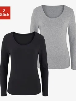T-shirt manches longues basique bien-être