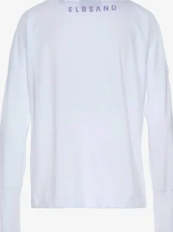 T-shirt manches longues large encolure ronde