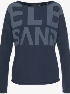 T-shirt manches longues large encolure