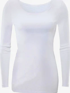 T-shirt manches longues matière côtelée de qualité