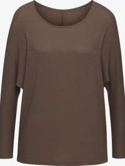 T-shirt manches longues manches chauve-souris pour un look décontracté