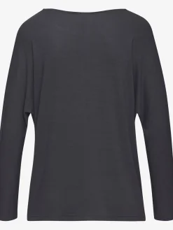 T-shirt manches longues manches chauve-souris pour un look décontracté