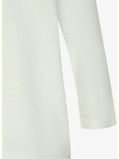 T-shirt manches longues tricot structuré tendance