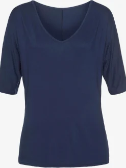 T-shirt manches mi-longues avec découpe