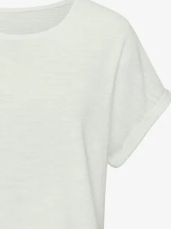 T-shirt matière structurée douce et peu froissable