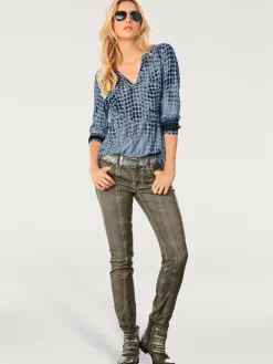 T-shirt motif à pois tendance