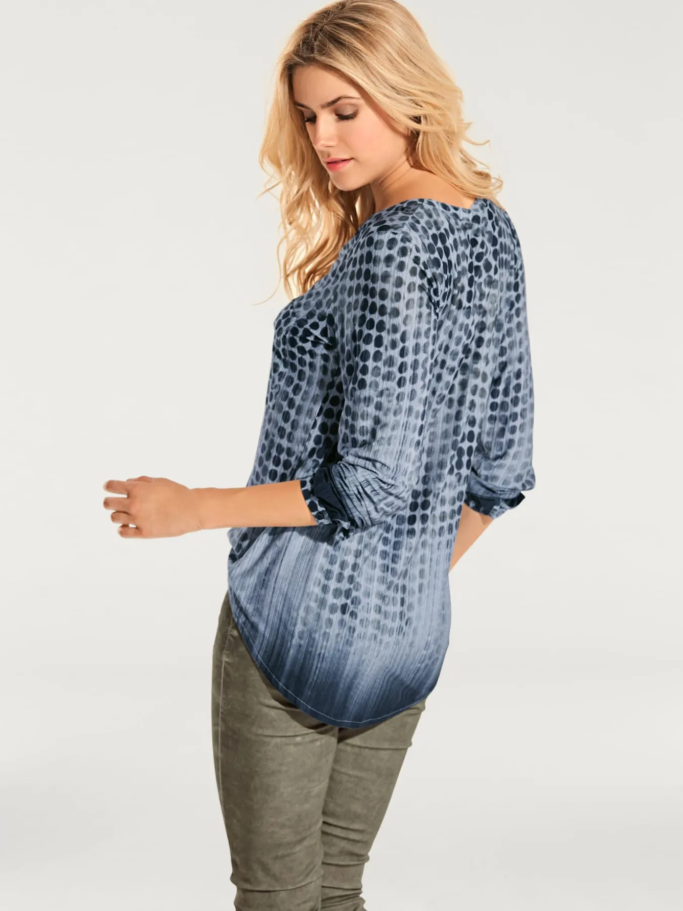T-shirt motif à pois tendance