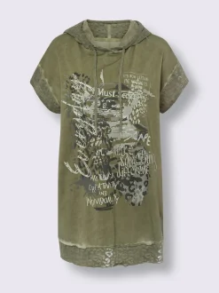 T-shirt motif imprimé devant