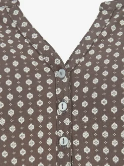 T-shirt patte de boutonnage avec boutons légèrement brillants