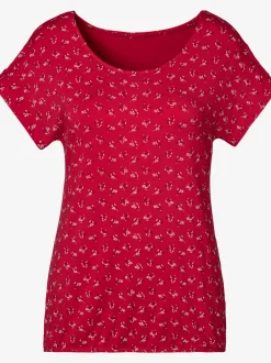 T-shirt petit nœud et découpe au niveau des manches