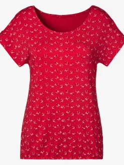 T-shirt petit nœud et découpe au niveau des manches
