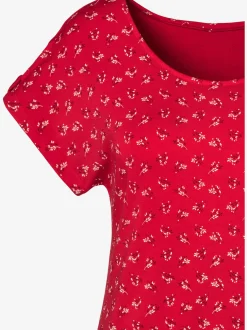 T-shirt petit nœud et découpe au niveau des manches