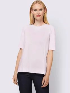 T-shirt plissé élasthanne