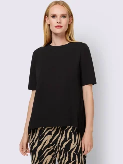 T-shirt plissé élasthanne