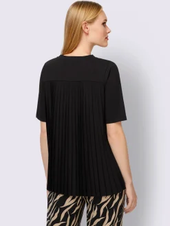 T-shirt plissé élasthanne
