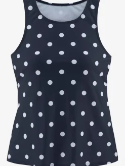 T-shirt pour la baignade imprimé à pois mode