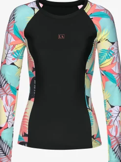 T-shirt pour la baignade manches imprimées – effet de couleur différent pour chaque pièce