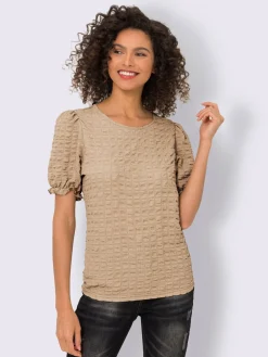 T-shirt qualité légèrement smockée