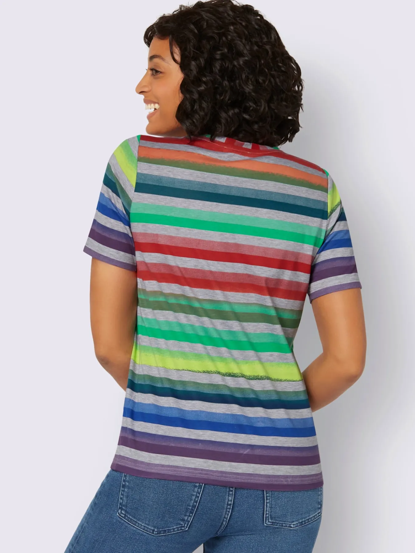 T-shirt rayé 50% coton