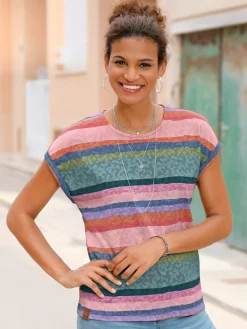 T-shirt rayé 50% coton