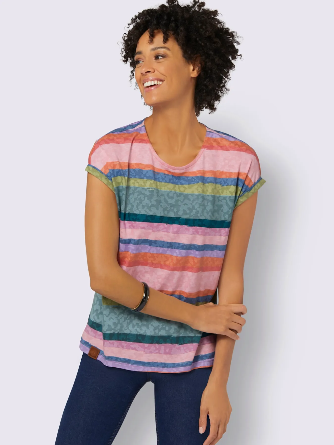 T-shirt rayé 50% coton