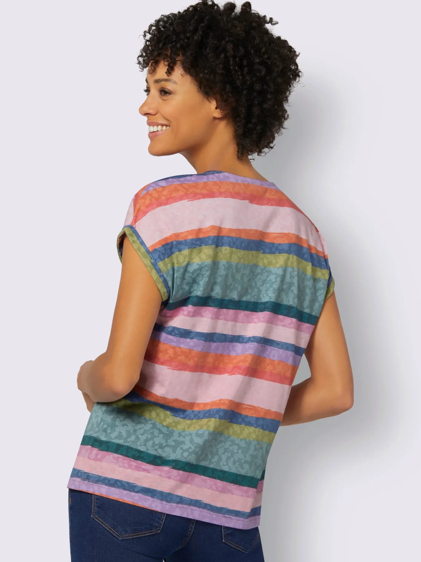 T-shirt rayé 50% coton