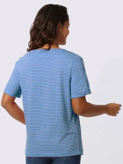 T-shirt rayé pur coton