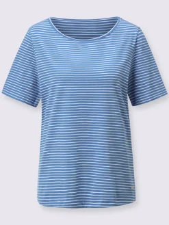 T-shirt rayé pur coton